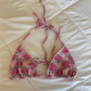 Frankies Bikinis Terry Triangle Top